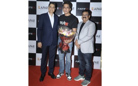 After thunderous response Sonu Sood attends Special Redcarpet Screening organized by Apar Industries In Mumbai