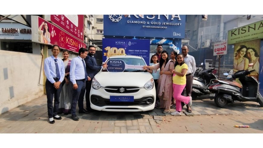 Kisna Diamond & Gold Jewellery Presents Car, Vouchers As Grand Prizes To Lucky Draw Winners