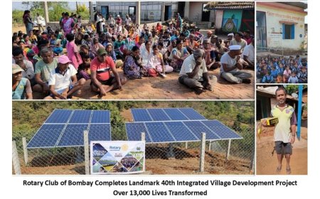 Rotary Club of Bombay Marks 40th Village Development Milestone, Impacting 13,000 Plus Lives