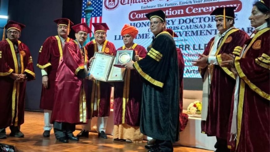 Chicago University to Confer Honorary Doctorate in Electroplating at Noida Campus