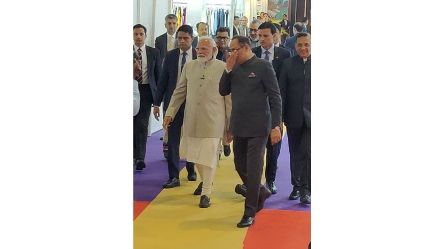 PM Modi interacts with Brands of India participants at Bharat Tex 2025, sets 3X by 2030 target for the sector