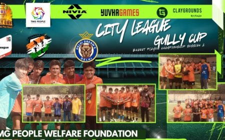 TMG People Welfare Foundation org by City League and Gully Cup 2025-2026 at ClayGrounds By Plaza Delhi