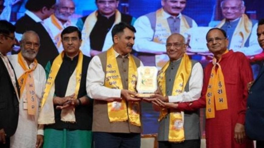 Padma Shri Awardee Dr. J. M. Vyas, Vice Chancellor of NFSU, Honored with ‘Brahm Gaurav Puraskar 2025’