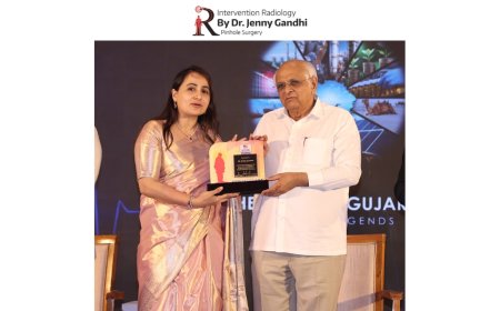 Surat’s Renowned Interventional Radiologist Dr. Jenny M. Gandhi Awarded by Gujarat CM