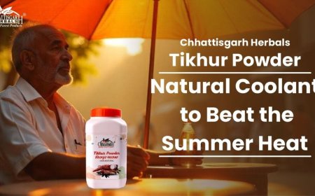 Chhattisgarh Herbals Tikhur Powder- Natural Coolant to Beat the Summer Heat