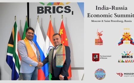 Relcko and CEO Dr. Satish Kumar Seena honoured at India-Russia Economic Summit in Moscow