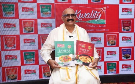 Celebrity Chef Sihi Kahi Chandru Becomes the Brand Ambassador for Kwality Foods' First-of-its-Kind Sambar Masalas tailored for Idli and Rice