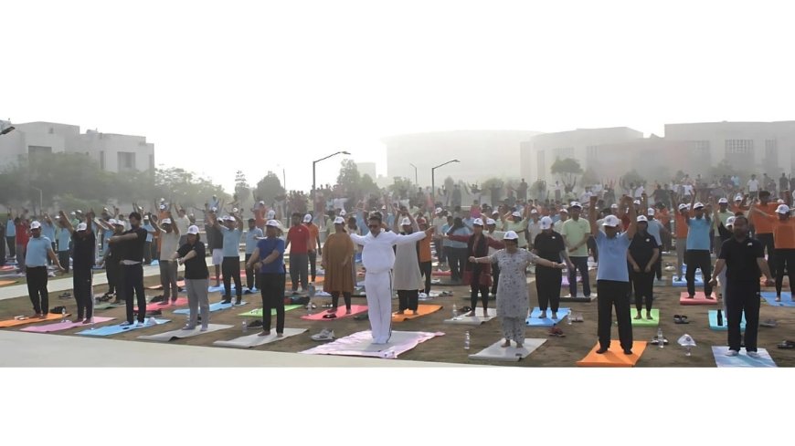 IIM Rohtak Celebrates the 11th International Day of Yoga with a Collective Spirit of Mindfulness