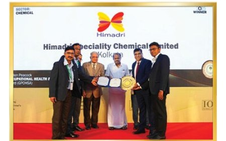 Himadri Speciality Chemical Ltd Honoured with the Golden Peacock Award for Occupational Health & Safety 2025