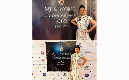 Pinky Dey Winner of Subtitle Mrs. Vivacious At  Mrs. World International 2025