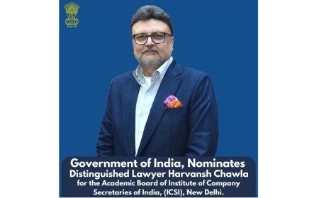 Distinguished Lawyer Harvansh Chawla Nominated to Academic Board of Institute of Company Secretaries of India (ICSI)