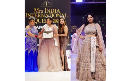 Vijayawada’s Anusha Crowned ‘Mrs. India Captivating 2025’ Title Winner – A Story of Strength, Confidence, and Inspiration