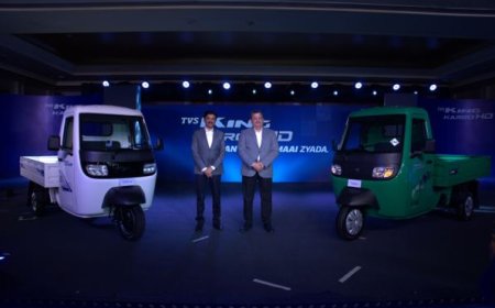 TVS King Kargo HD EV, Launched - Ushers in a New Era in Cargo Mobility