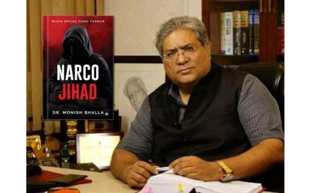 Former NCB Officer Dr. Monish Bhalla Exposes Pakistan’s Narco-Terror Blueprint in New Book ‘Narco Jihad – When Drugs Fund Terror’