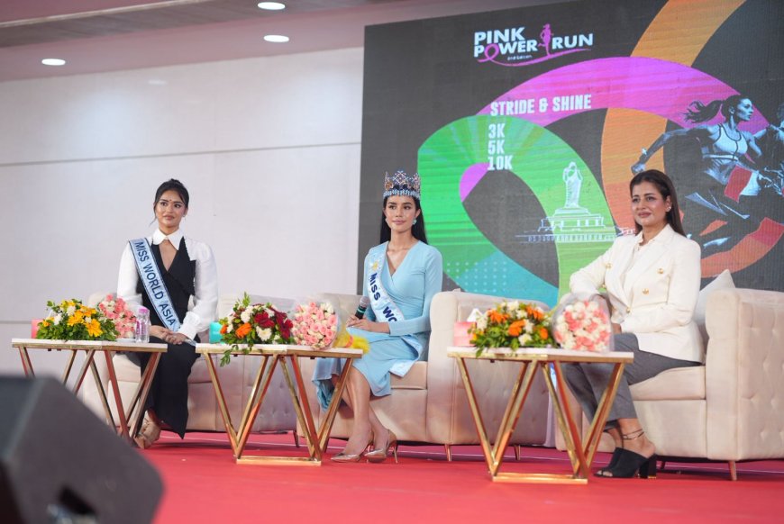 Sudha Reddy, Miss World 2025 Opal Suchata Chuangsri & Miss Asia 2025 Krishnah Gravidez inaugurate Breast Cancer Screening Centre for rural women in Dokiparru