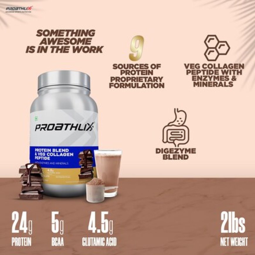 Newest Innovation in Protein: Proathlix's 9-Source Protein Blend with Veg Collagen Peptide