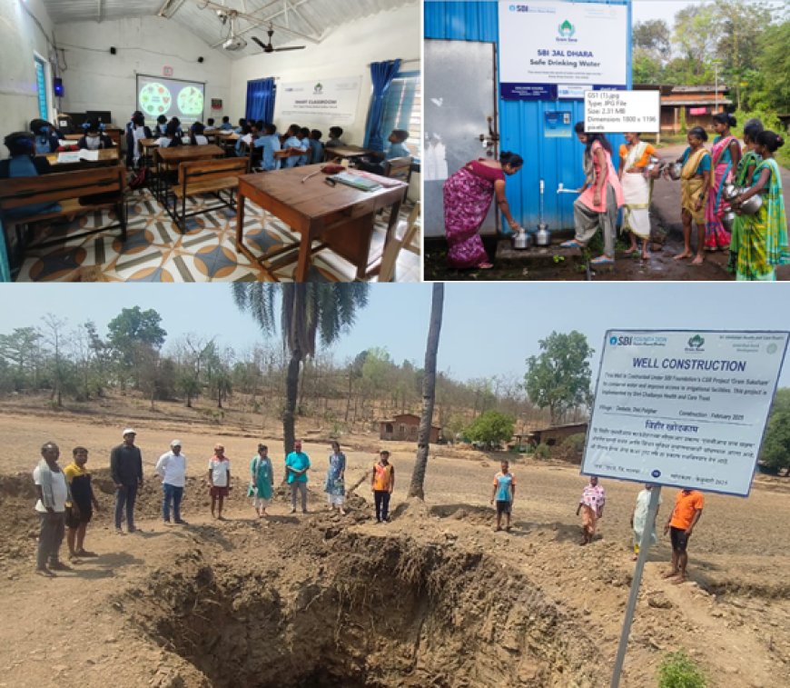 SBI Foundation and Shri Chaitanya Health & Care Trust Transform Rural Vikramgad,  Palghar Through Holistic Development and Water Conservation