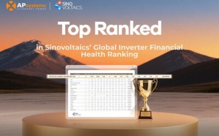 APsystems Named Most Bankable Inverter Company Worldwide by Sinovoltaics