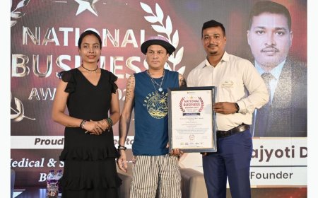 Biswajyoti Das Recognized as Top Trader In Medical Equipment and Surgical Products at National Business Awards 2025