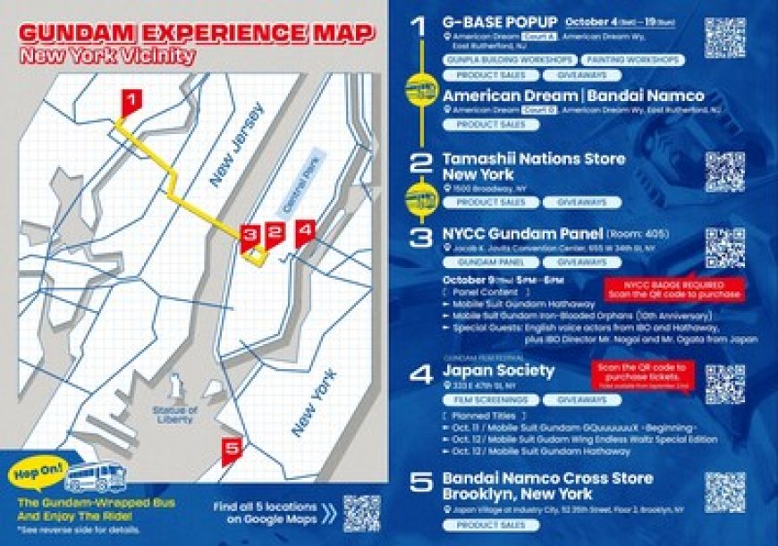 Gundam Expands into New York with Citywide Celebration