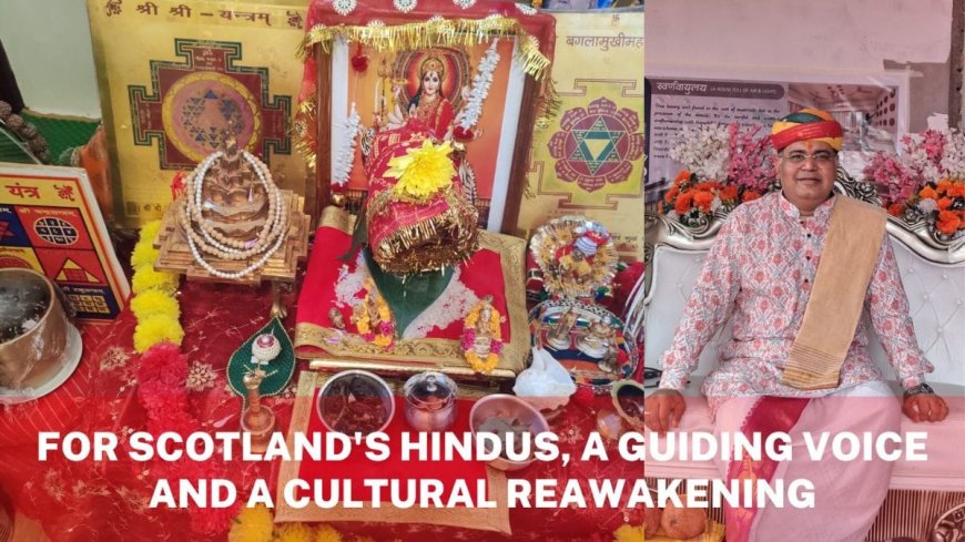 Acharya Dr Abhishek Joshi: Navratri in Scotland, United Kingdom: Nine Days, Many States, One Community