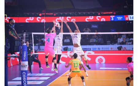 Chennai Blitz Keep PVL 2025 Hopes Alive with Nail-Biting Win Over Defenders