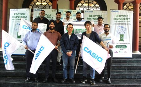 Casio India’s ‘Recycle Responsibly’ Campaign Engages Over 2 Million, Recycled 5.4 Tonnes of E-Waste in Delhi-NCR