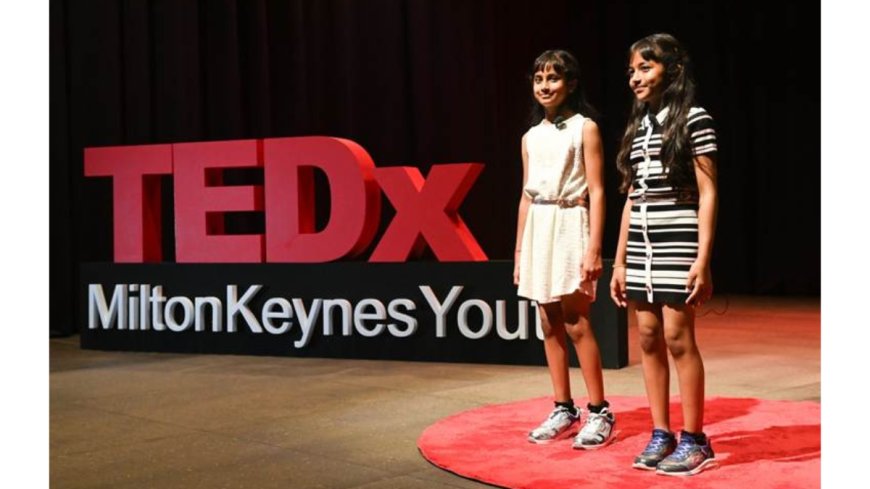 11-Year-Old Twins Eva and Amaira Deotale Champion Disability Inclusion on TEDx Stage