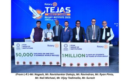 Ryan Group of Institutions and Rotary Club Launch India’s Largest School-Led Tree Plantation Drive