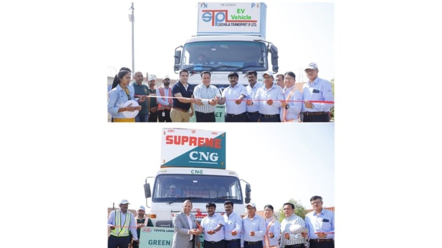 Toyota Logistics Kishor India Pvt Ltd. (TLKI) Rolls Out Low-Emission EV and CNG Trucks for Greener Car Deliveries