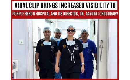 Viral Clip Brings Increased Visibility to Purple Heron Hospital and Its Director, Dr. Aayushi Choudhary