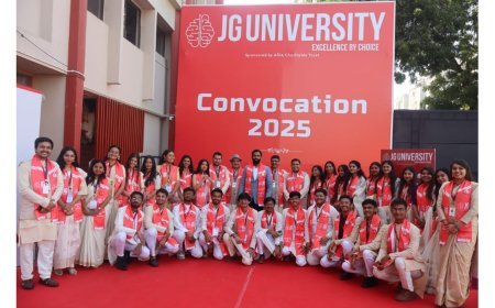 JG University Celebrates Convocation Ceremony; 245 Students Conferred Degrees