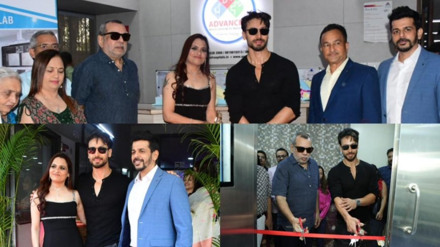Tiger Shroff and Paresh Rawal Inaugurate the New Cardiac Care Centre at Advanced Multispeciality Hospital in Vile Parle West
