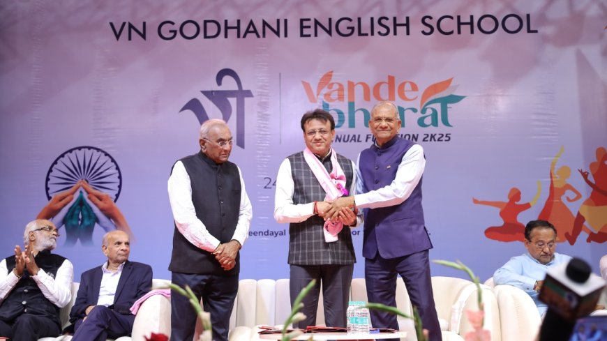 Surat Indoor Stadium Comes Alive as V N Godhani School Hosts Grand Annual Function