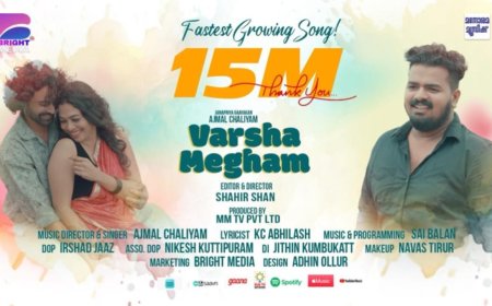 Janapriya Gaayakan (Popular Singer) Ajmal Chaliyam Creates Global Impact as “Varsha Megham” Hits 15 Million Views in 25 Days