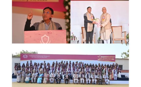 Dr. Mansukh Mandaviya Lauds IAR University’s Focus on Innovation and Skill Development at 9th Convocation Ceremony