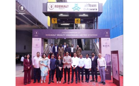 Next Stop: Roswalt Realty Oshiwara Mumbai Metro Station Gets a New Identity as Roswalt Realty Takes Naming Rights for a Year