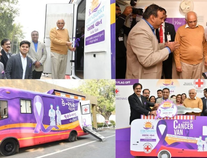 India’s First 10 Cancer Screening Van in Gujarat Launched by Jenburkt Pharmaceuticals