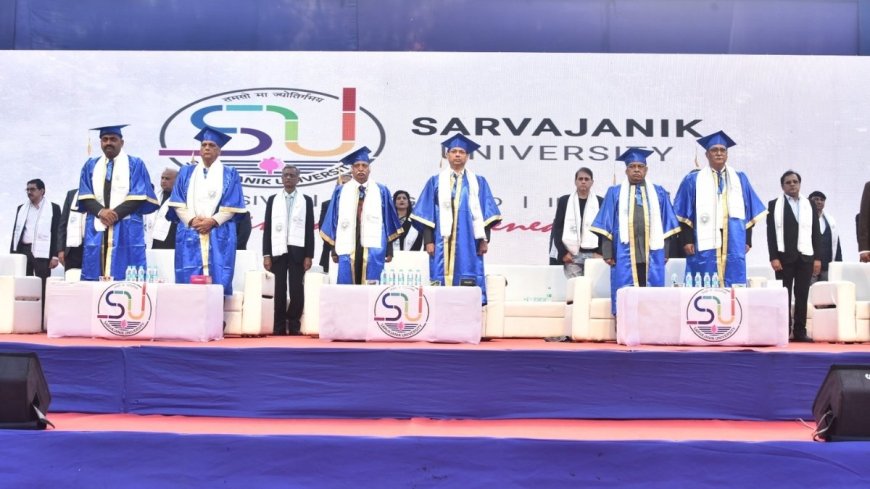 Sarvajanik University Hosts 4th Convocation, Awards Degrees to Over 2,000 Students