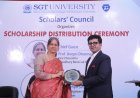 SGT University Hosts Scholarship Distribution Ceremony to Support and Empower Meritorious Students