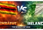 IRE vs ZIM Live: Rain Delays Toss as Zimbabwe Eye Super 8s