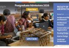CEPT University Invites Applications for Postgraduate Programs in the Faculty of Architecture