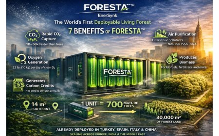 FORESTA: EnerSynk Group Launches the World’s First Deployable Living Forest