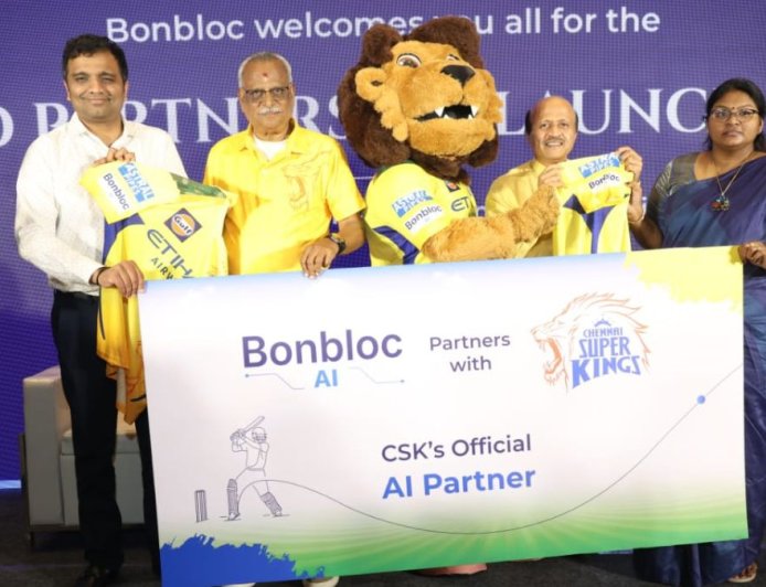 Bonbloc Partners with Chennai Super Kings Driving AI Innovation in Sports Entertainment