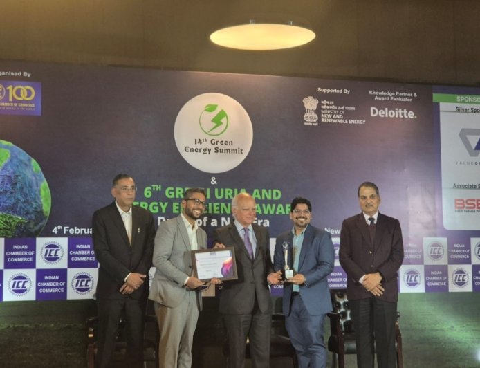 Fujiyama Power Systems Limited Wins Silver at 6th Green Urja and Energy Efficiency Awards