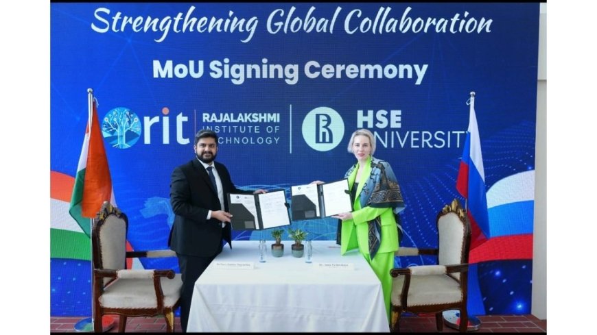 Rajalakshmi Institute of Technology Signs MoU with HSE University, Russia