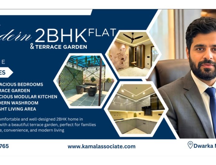 Kamal Associates Launches New 2BHK Flat With Terrace Garden in Dwarka Mor