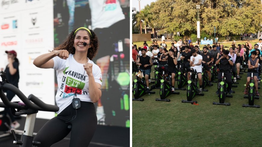 Over 1,000 participate in Kavisha UFIT Flow Fest, India’s first spin rave event more than 100 people spin at one time