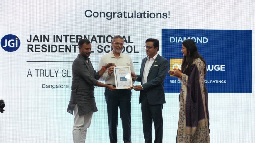 JAIN International Residential School (JIRS), Bengaluru, Earns Prestigious QS I-GAUGE Diamond Rating for Institutional Excellence