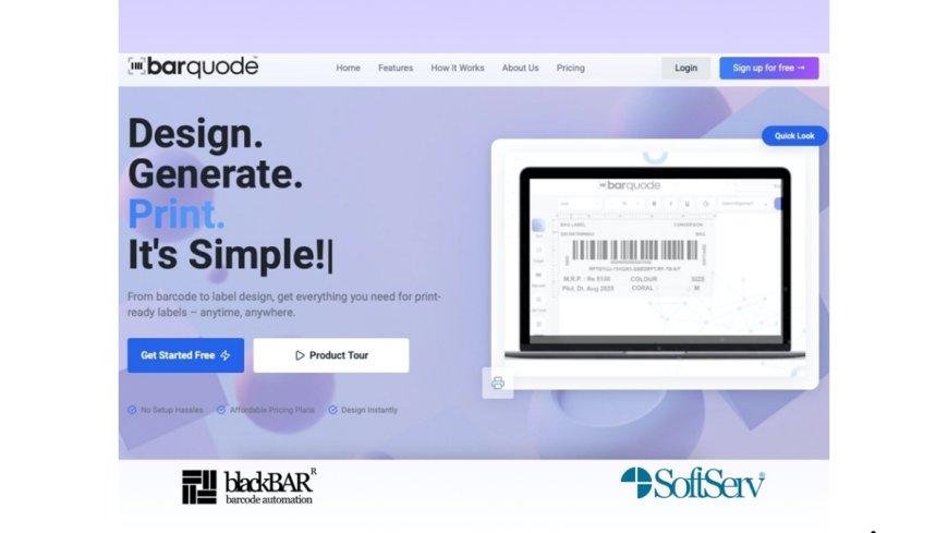 From Consumables to SaaS: SoftServ Launches BARQUODE for Barcode Label Design